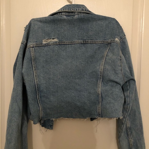 Cropped denim jacket - Picture 5 of 5